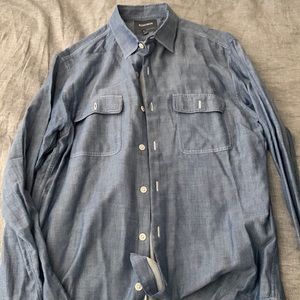 Bonobos chambray button down.